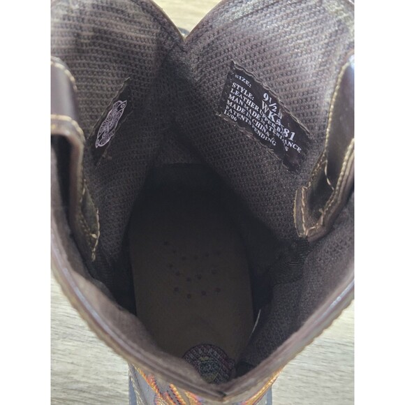 Justin Original Workboots Wide Square Toe Brown Men’s 9 1/2 EE WK4681. Design